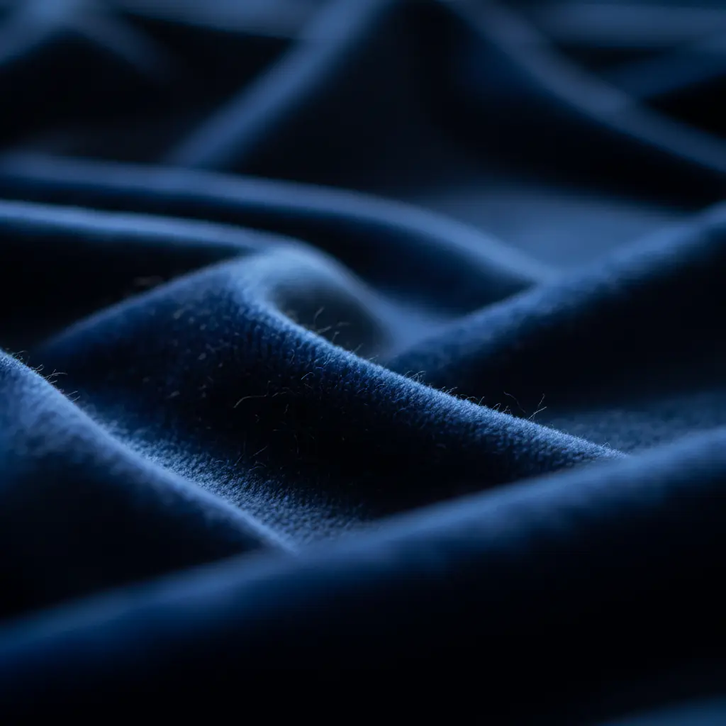 Macro shot of soft fabric